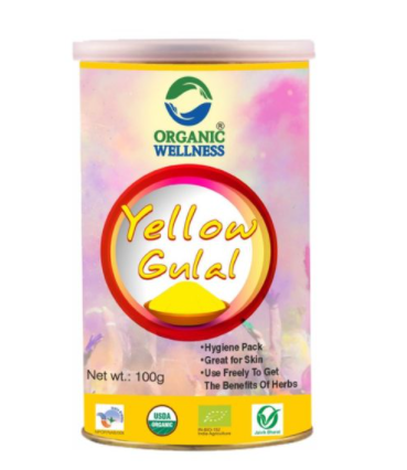 Organic Wellness Natural Yellow Gulal